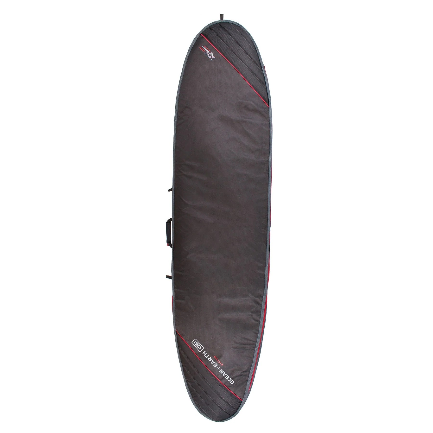 Ocean & Earth Aircon Longboard Bag 9.2" Black/ Red