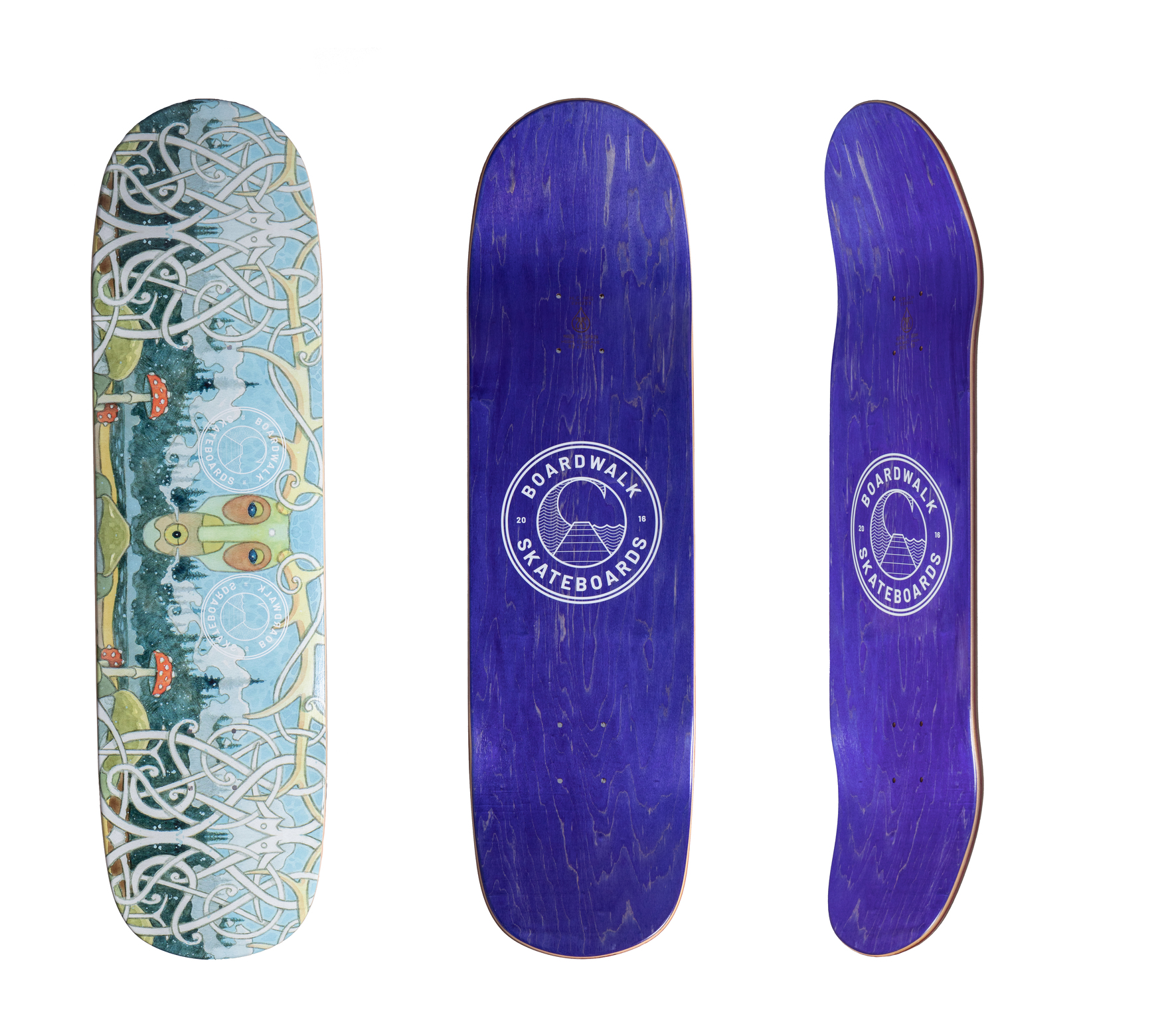 Boardwalk Skateboards Puffer 8.5" Pool Shape