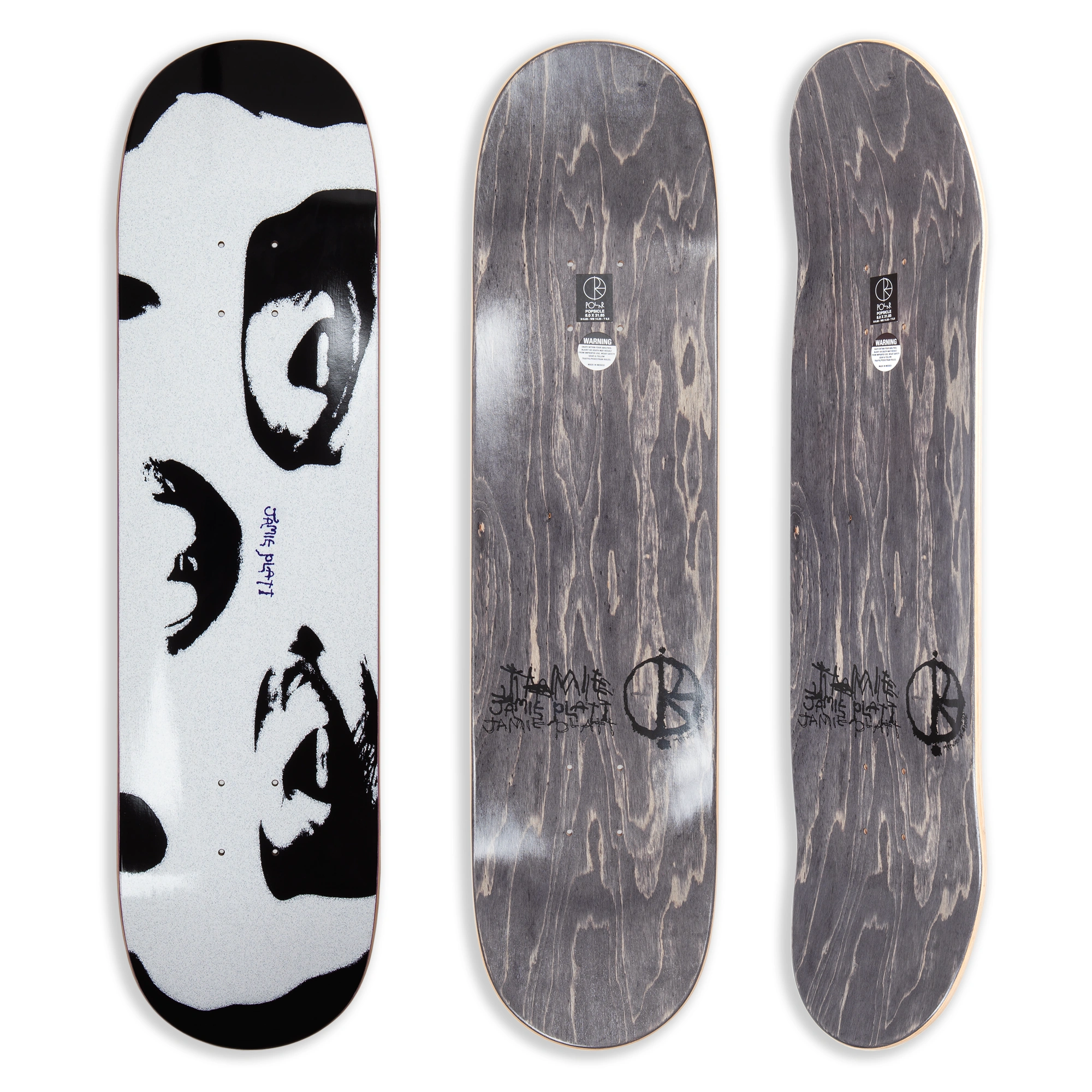 Polar Skate Co. Jamie Platt Skel 8.0" Skateboardbräda - 5