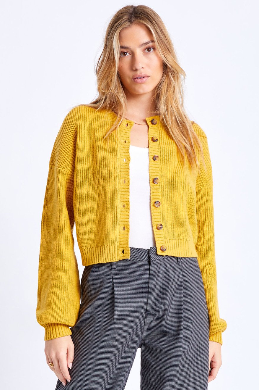 cardigan lemon