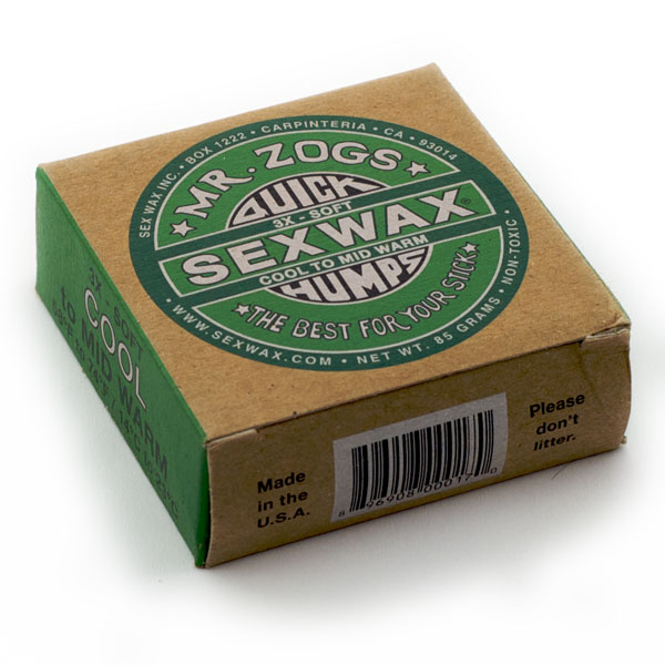 Mr. Zogs Sex Wax Cool to Mid Warm Vax till Surfbräda