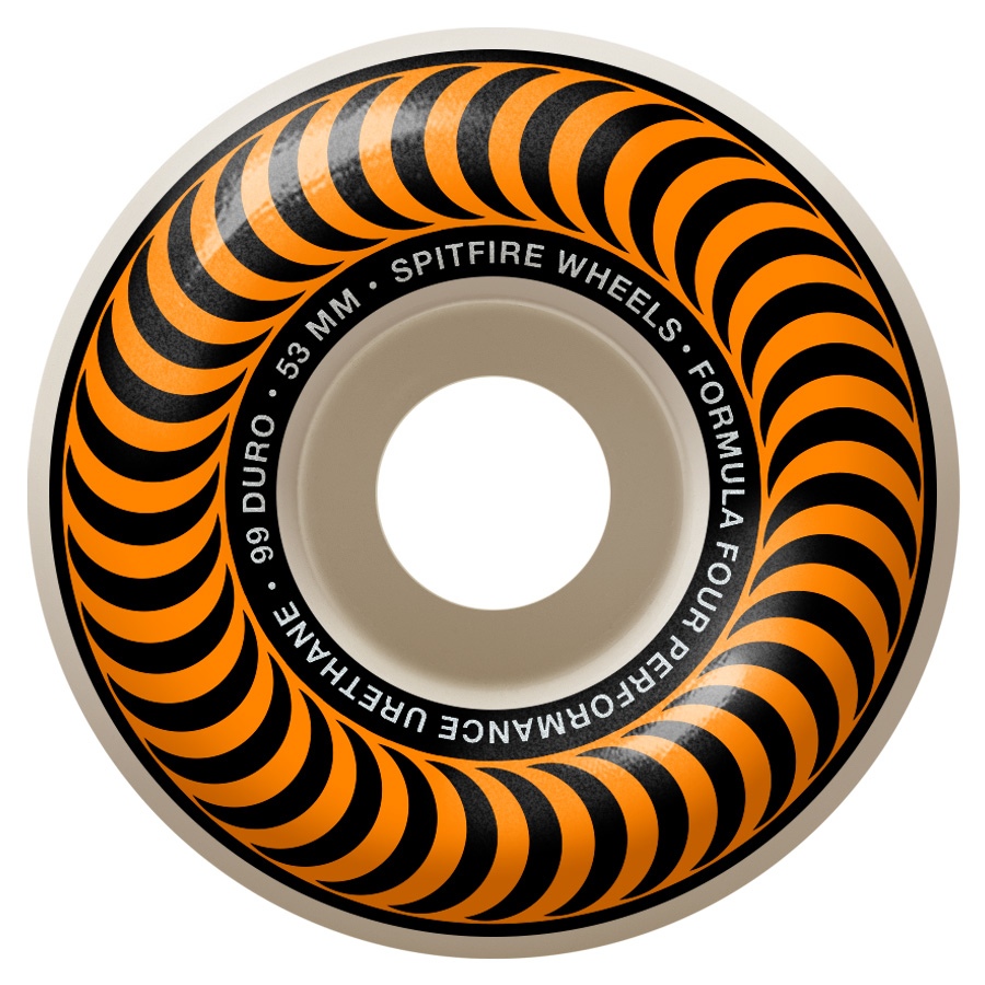 Spitfire F4 Classics 99DU 53mm Orange Skateboard Wheels