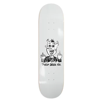 Polar Skate Co. Team Up Yours! Grey 8.5" Skateboardbräda