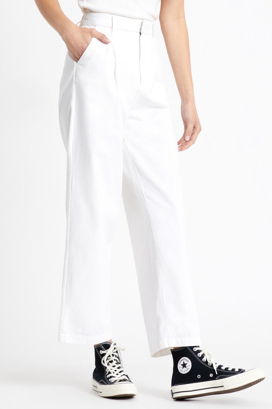 Brixton Women Victory Trouser Pant White