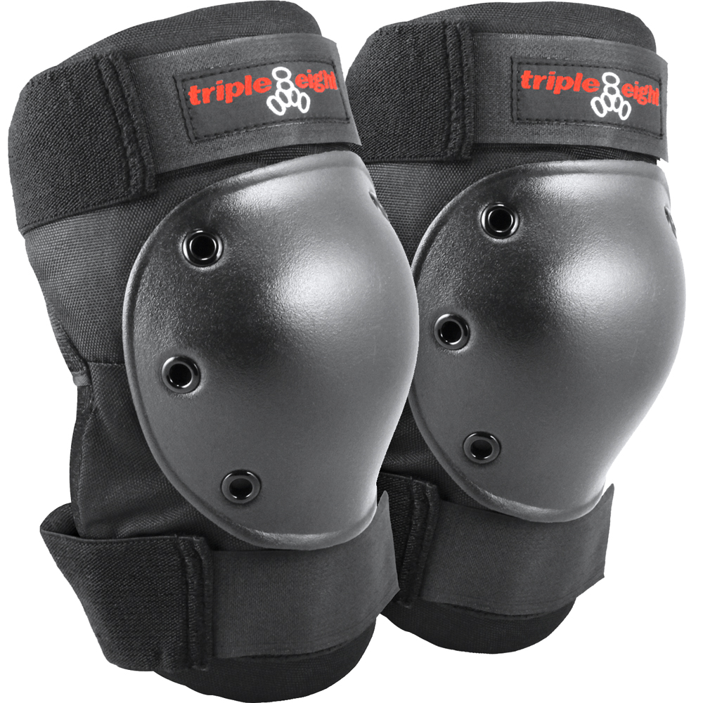 Black 2-pack Triple 8 Street Knee and Elbow Pads 