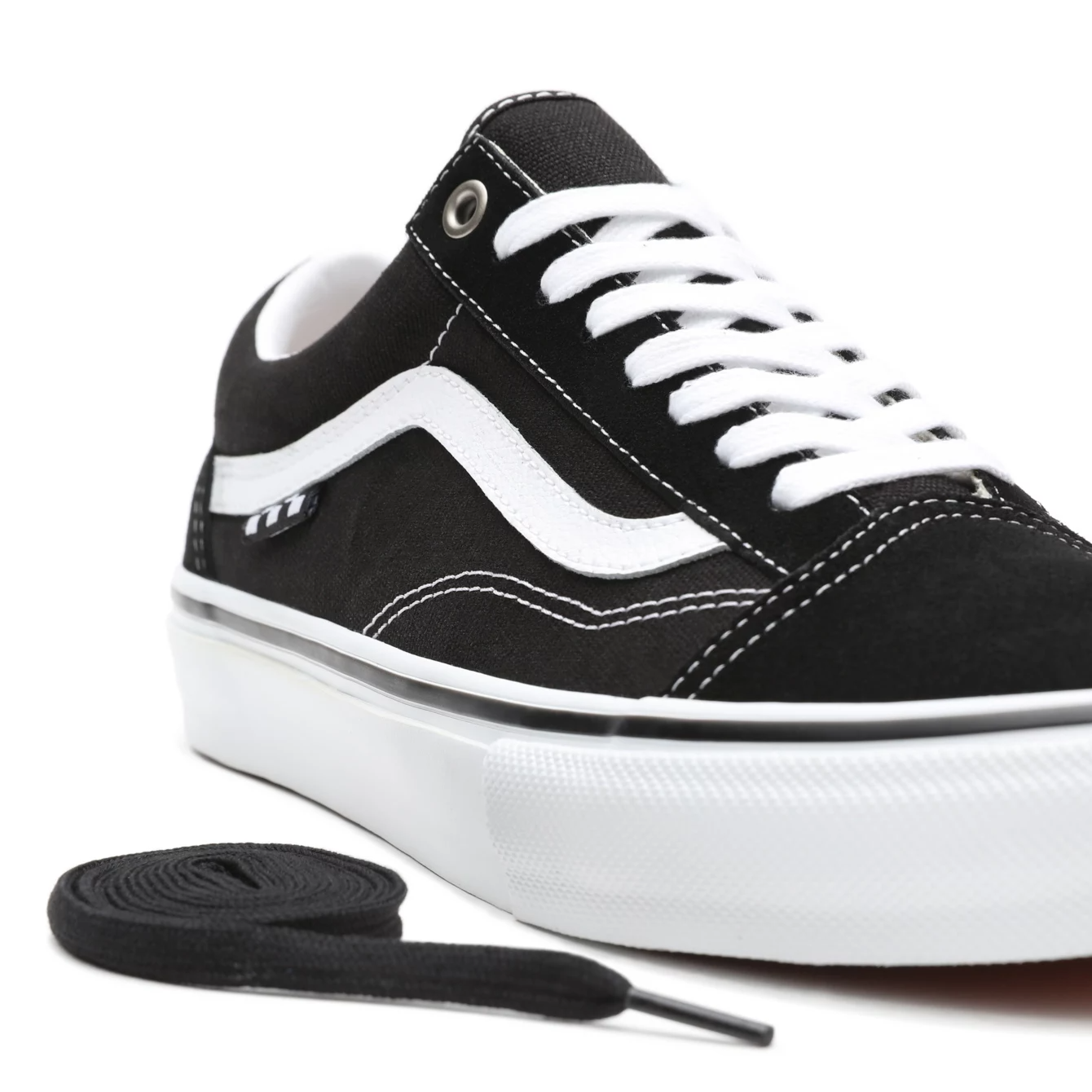 Vans Skate Old Skool Black/White Skatesko - 8