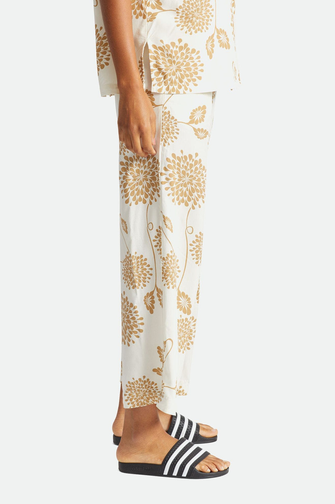 Brixton Women Garden Floral Croped Pant Dove - 3