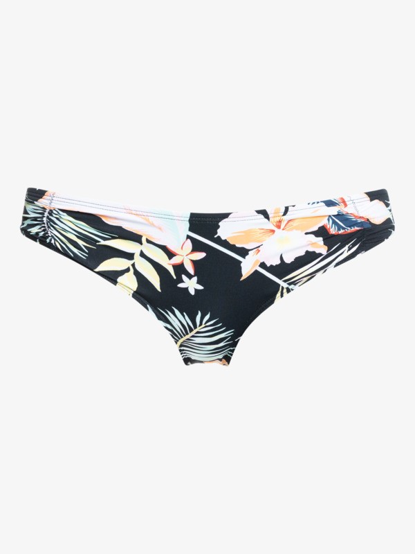 Roxy Printed Beach Classics Full Bikini Bottoms Anthracite Praslin - 13
