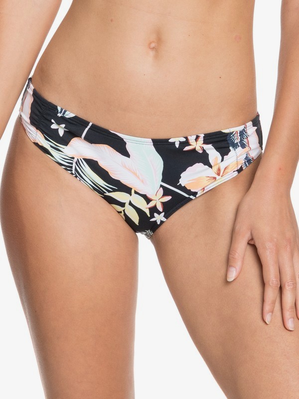 Roxy Printed Beach Classics Full Bikini Bottoms Anthracite Praslin - 2