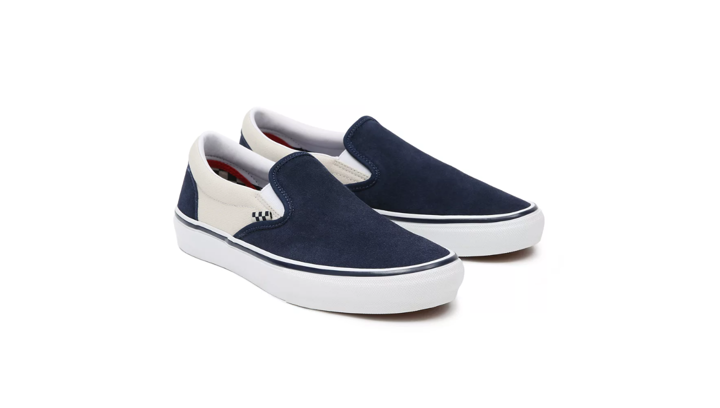 Vans dress clearance blues slip on