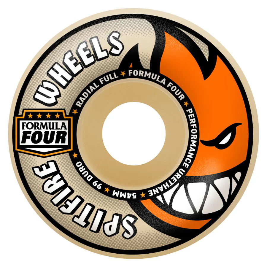 Spitfire F4 Radial Full 99DU 56mm Skateboardhjul