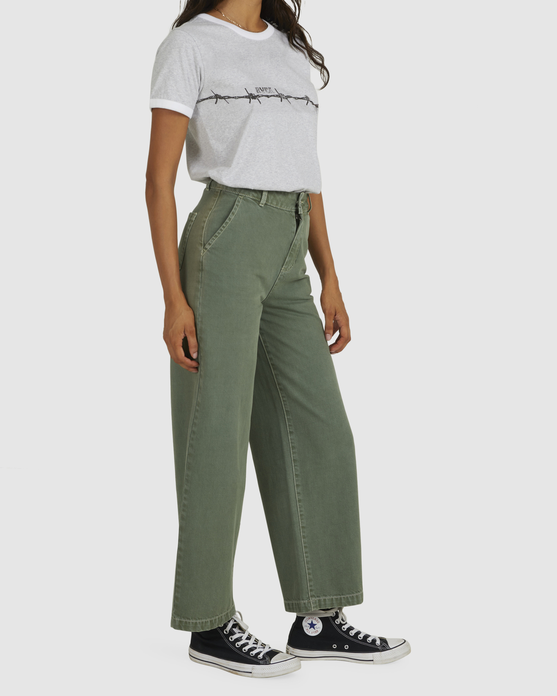 RVCA Fresh Prince Trousers Tree Green - 4