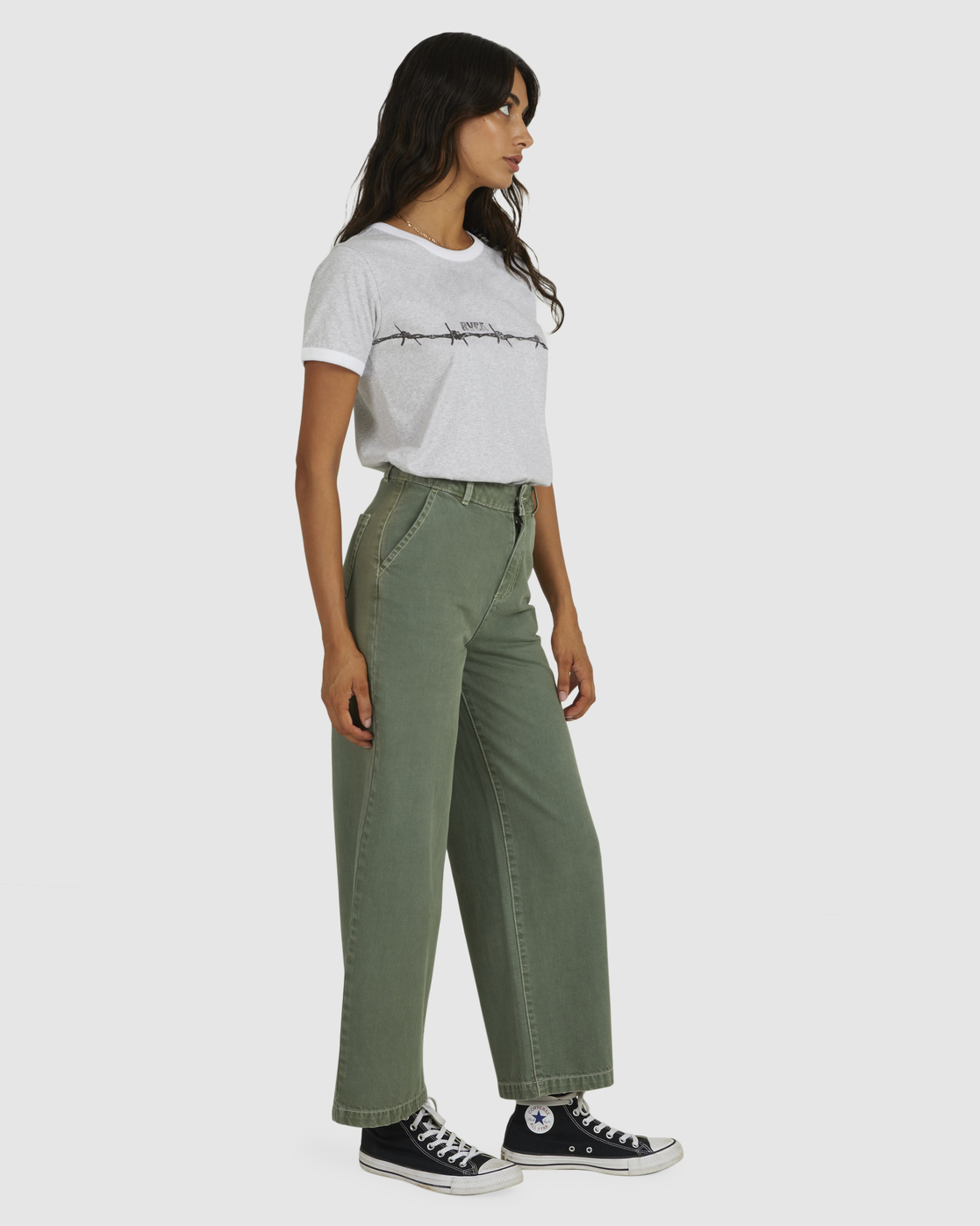 RVCA Fresh Prince Trousers Tree Green - 5