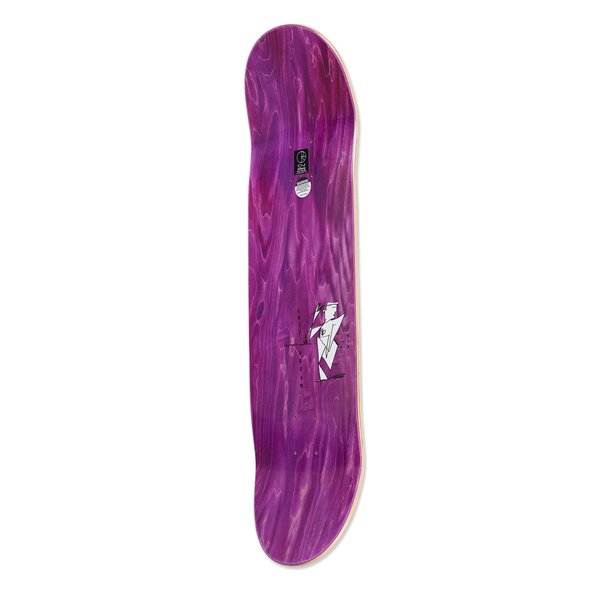 Polar Skate Co. Team / Alv Still Pushing 8.375" Skateboardbräda - 4
