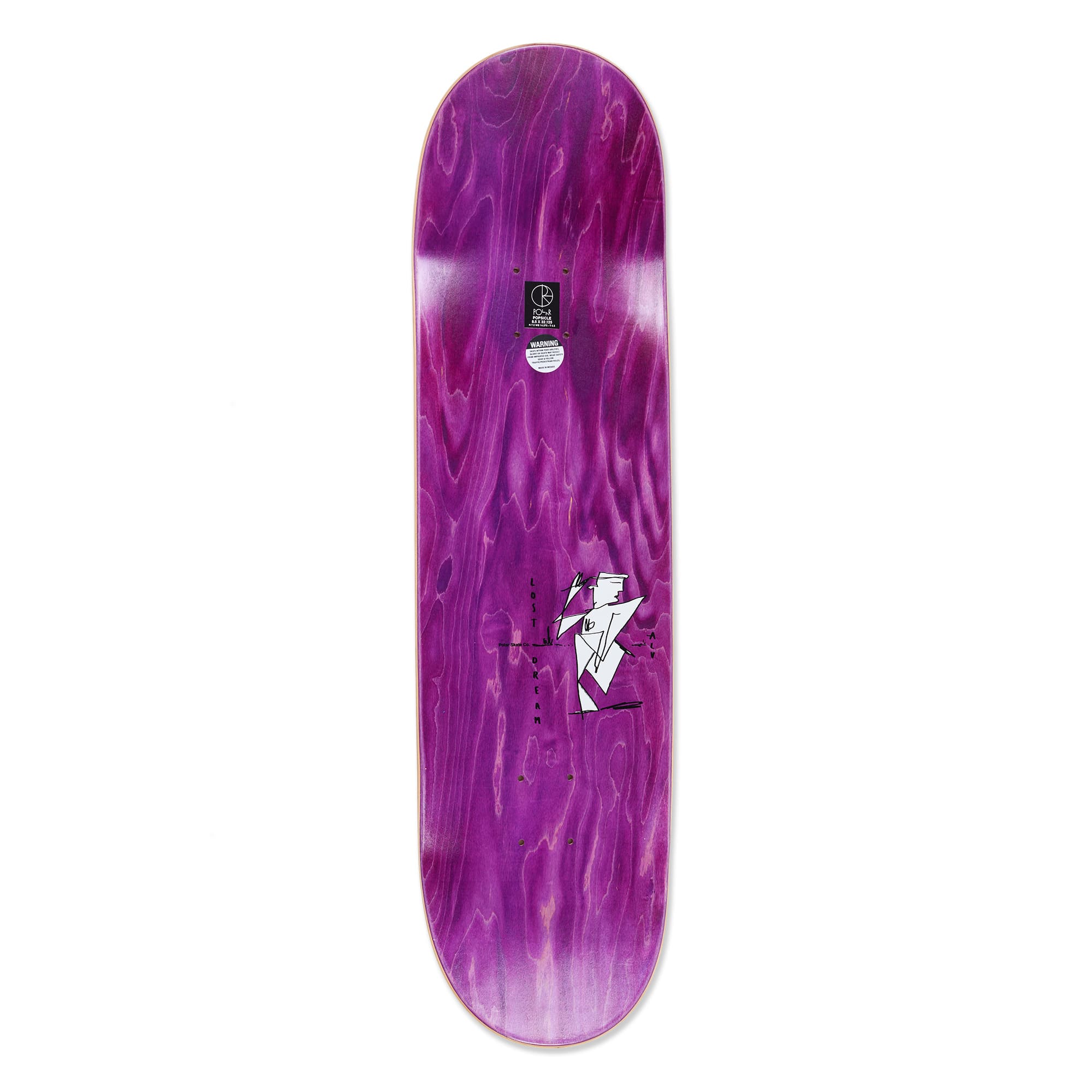 Polar Skate Co. Team / Alv Still Pushing 8.375" Skateboardbräda - 3
