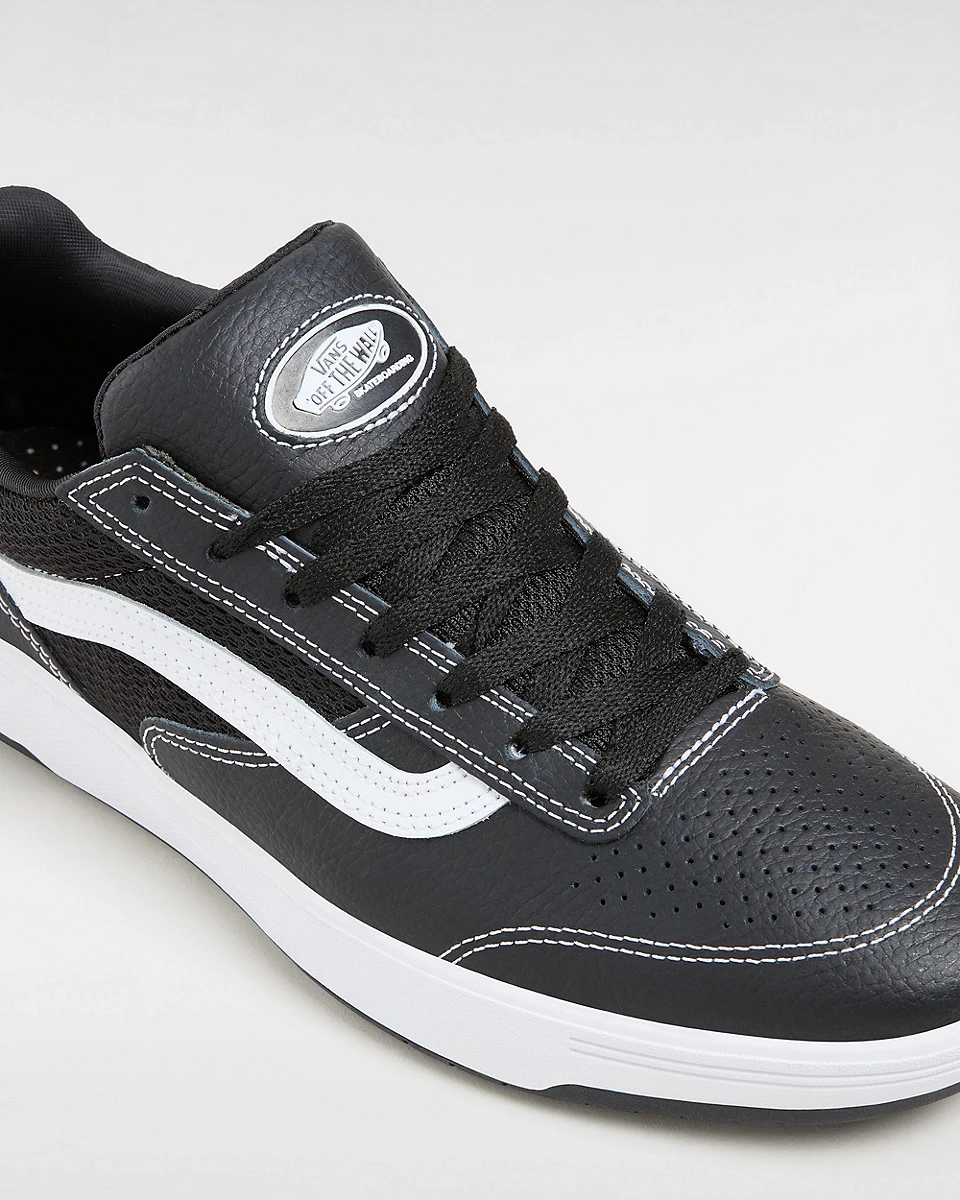 Vans Skate Zahba Leather Black/White Skate Shoes - 2