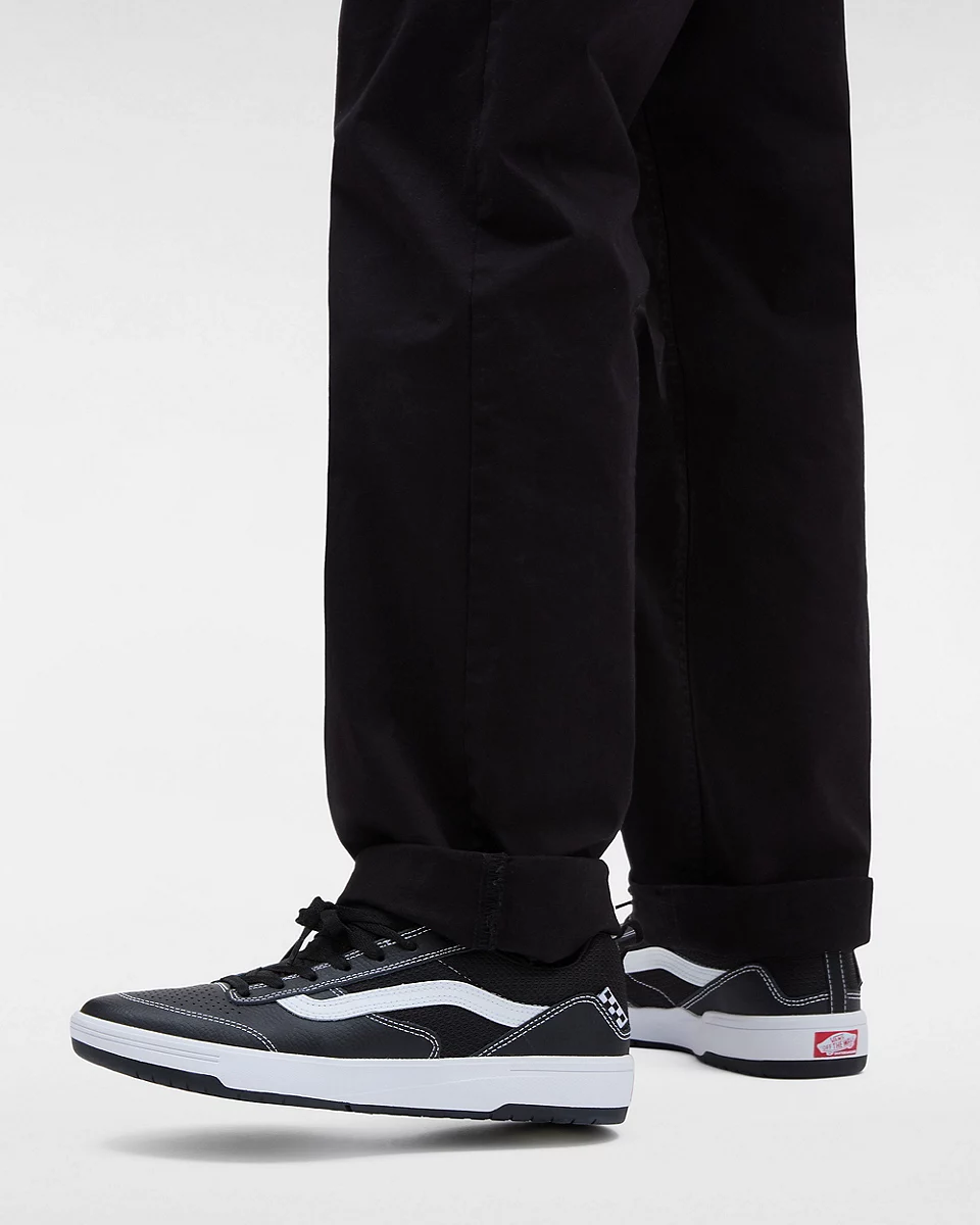Vans Skate Zahba Leather Black/White Skate Shoes - 5