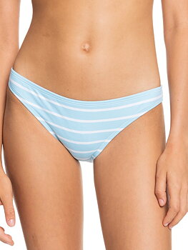 Roxy Into the Sun Moderate Coverage Bikini Bottoms Cool Blue S Linea Stripe