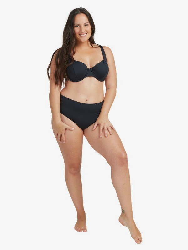 Roxy Beach Classics D-Cup Underwired Bikini Top True Black - 5