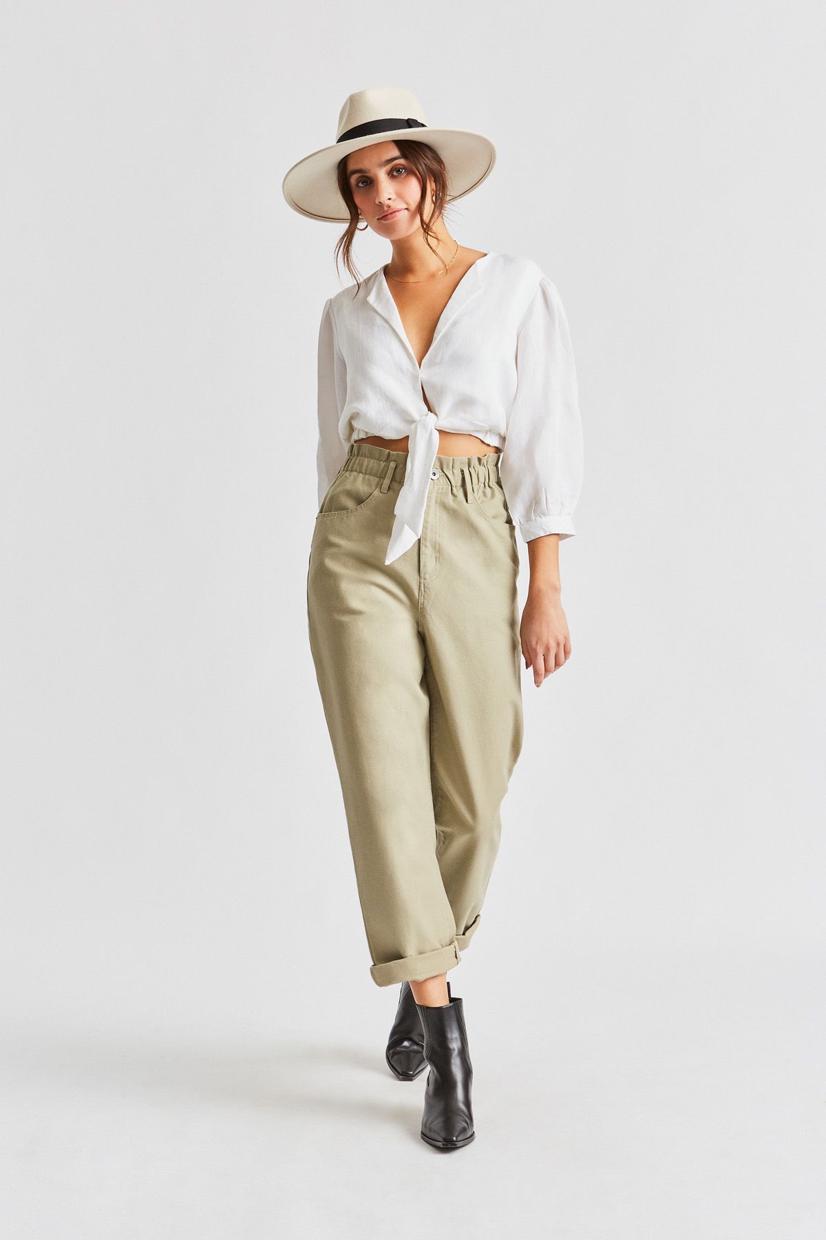 Brixton Women Doyle Pant Rock - 4