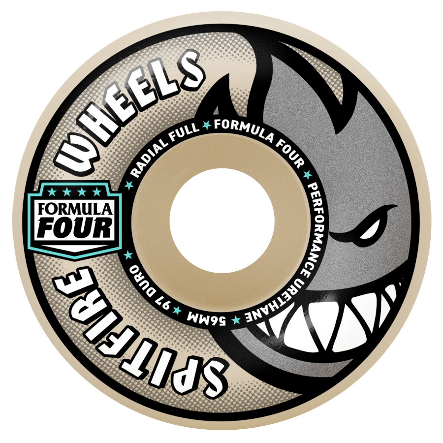 Spitfire F4 Radial Full 97DU 56mm Skateboardhjul