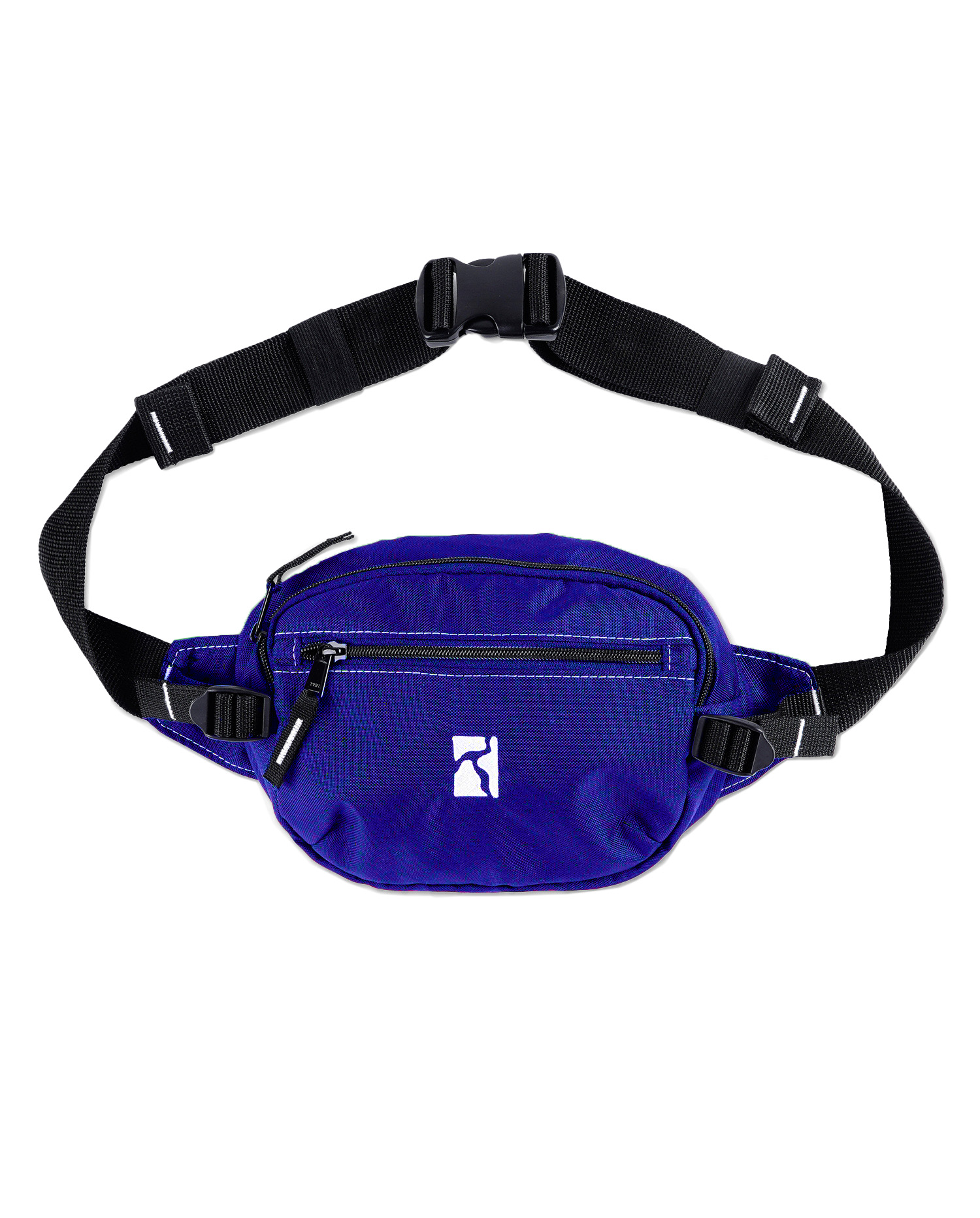 Poetic Collective Premium Belt Bag Blue/ White Seams