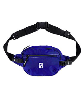 Poetic Collective Premium Belt Bag Blue/ White Seams