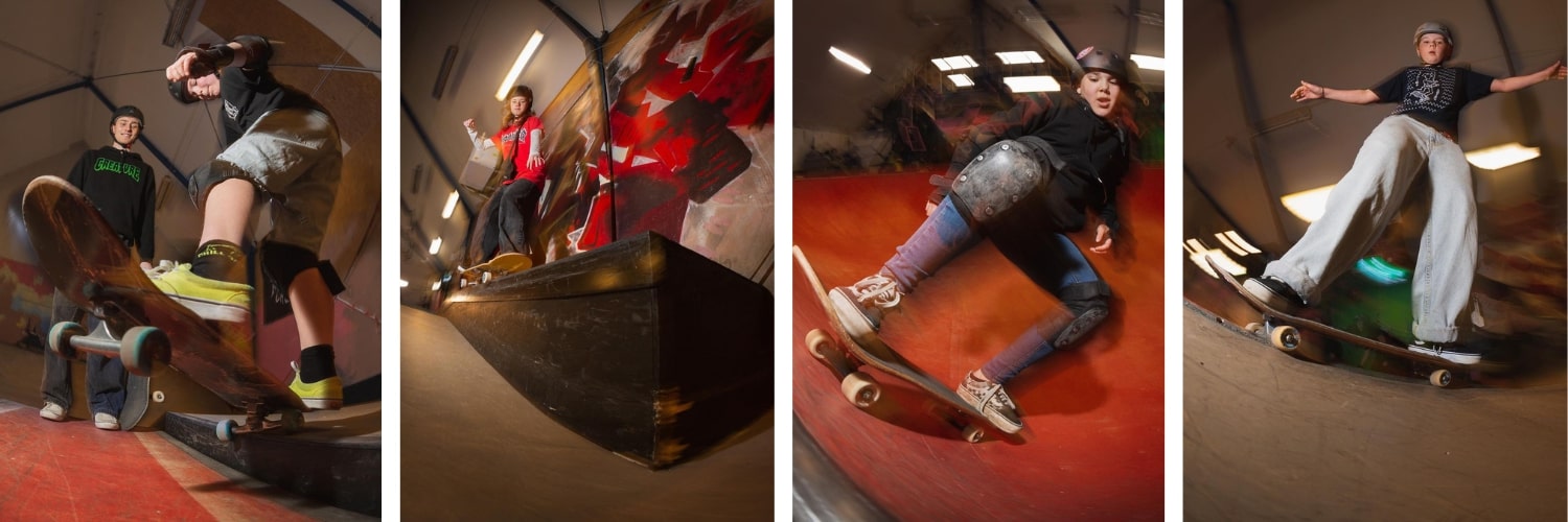 Upptäck vår skateskola för barn och ungdomar – Sunday School, här lär sig unga åka skateboard!