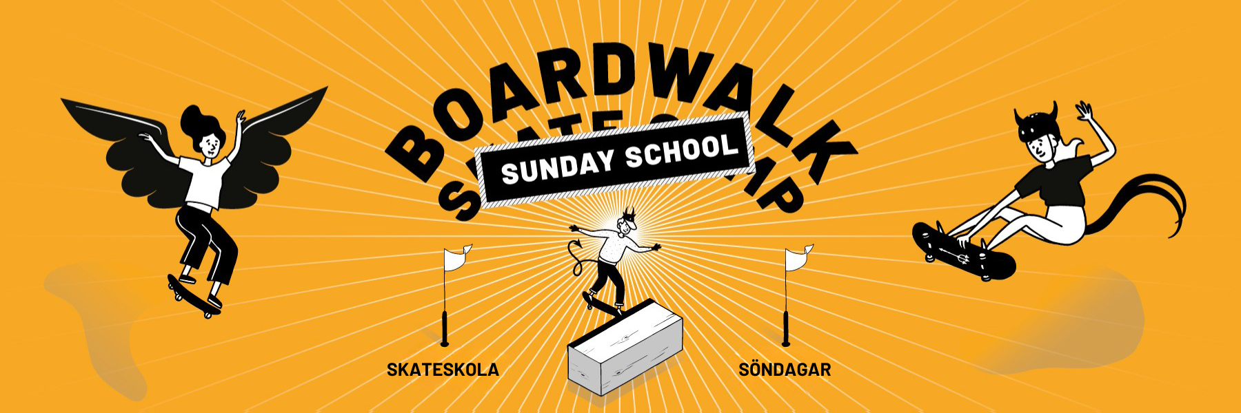 Upptäck vår skateskola för barn och ungdomar – Sunday School, lär dig åka skateboard!