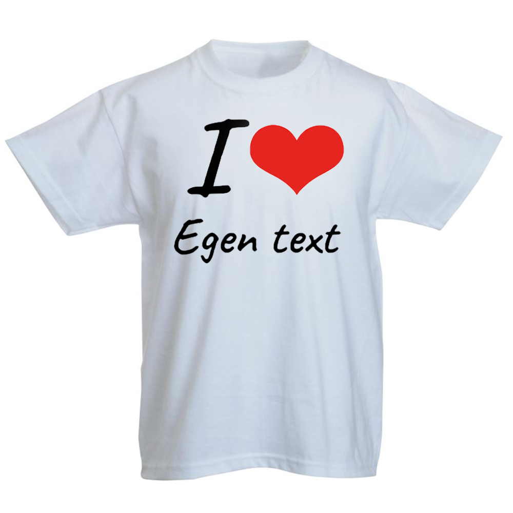 DESIGNA EGEN BILD & TEXT BARN T SHIRT Royaldekor.se DESIGNA EGEN BILD & TEXT BARN T SHIRT Royaldekor.se