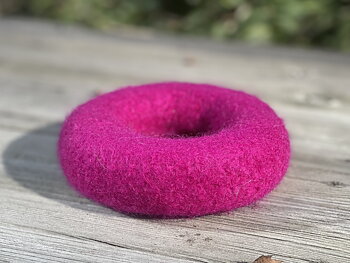 Tuggmunk Medium - Mörk cerise