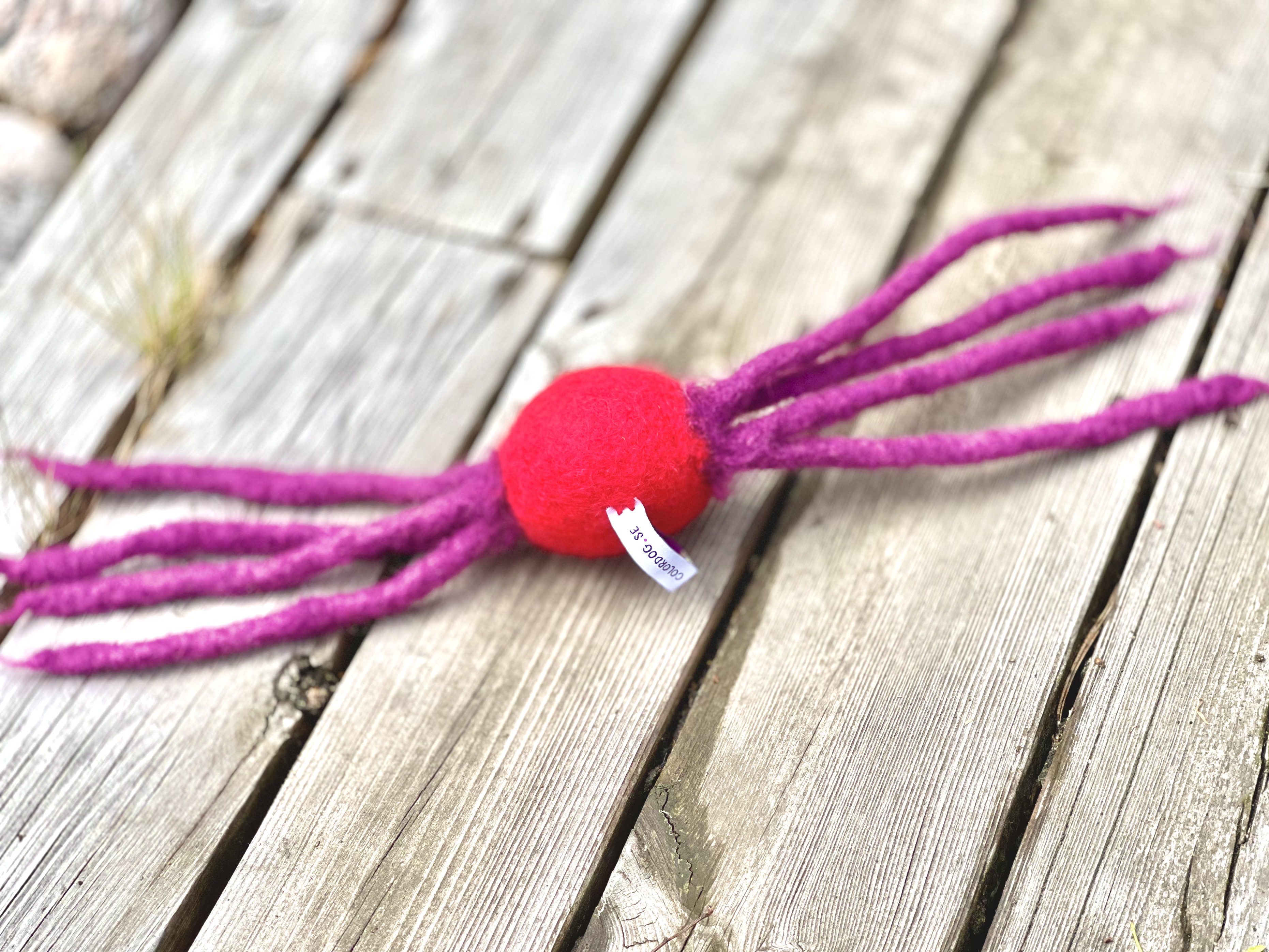 Ruskboll - Röd och lila - Medium - 6