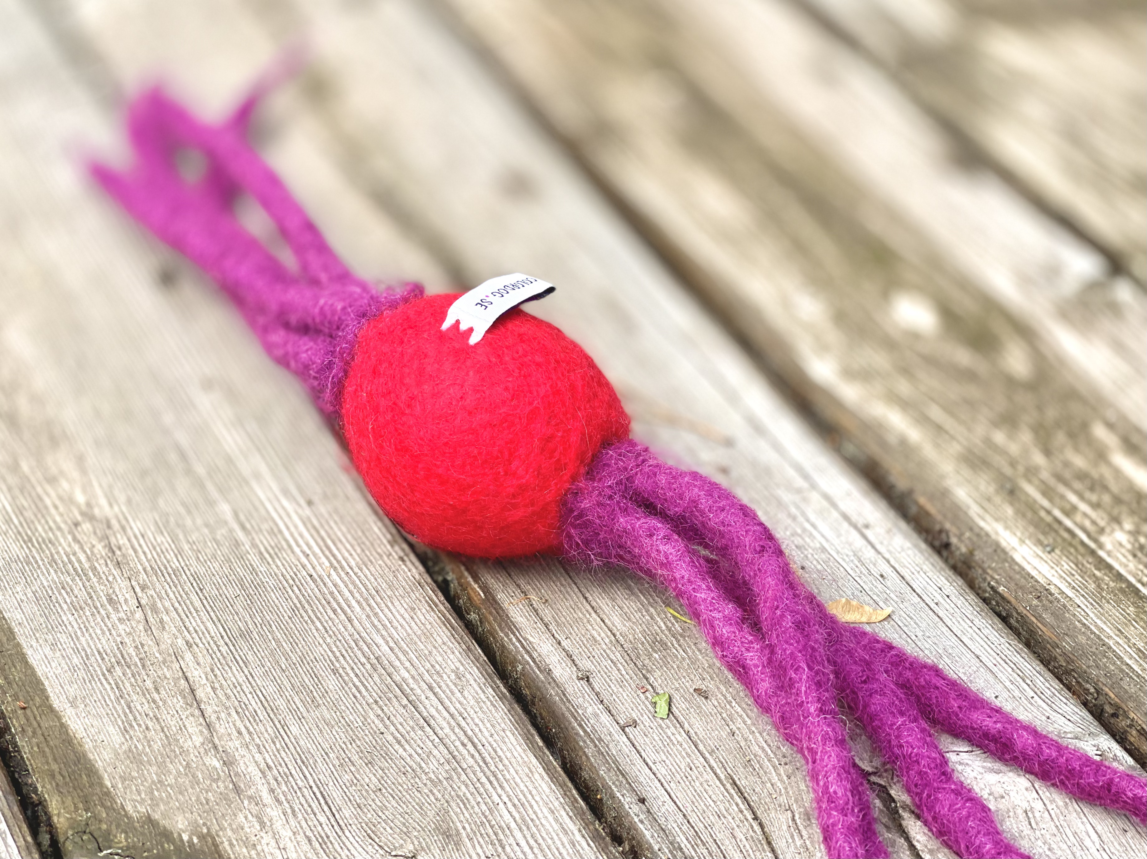 Ruskboll - Röd och lila - Medium - 5