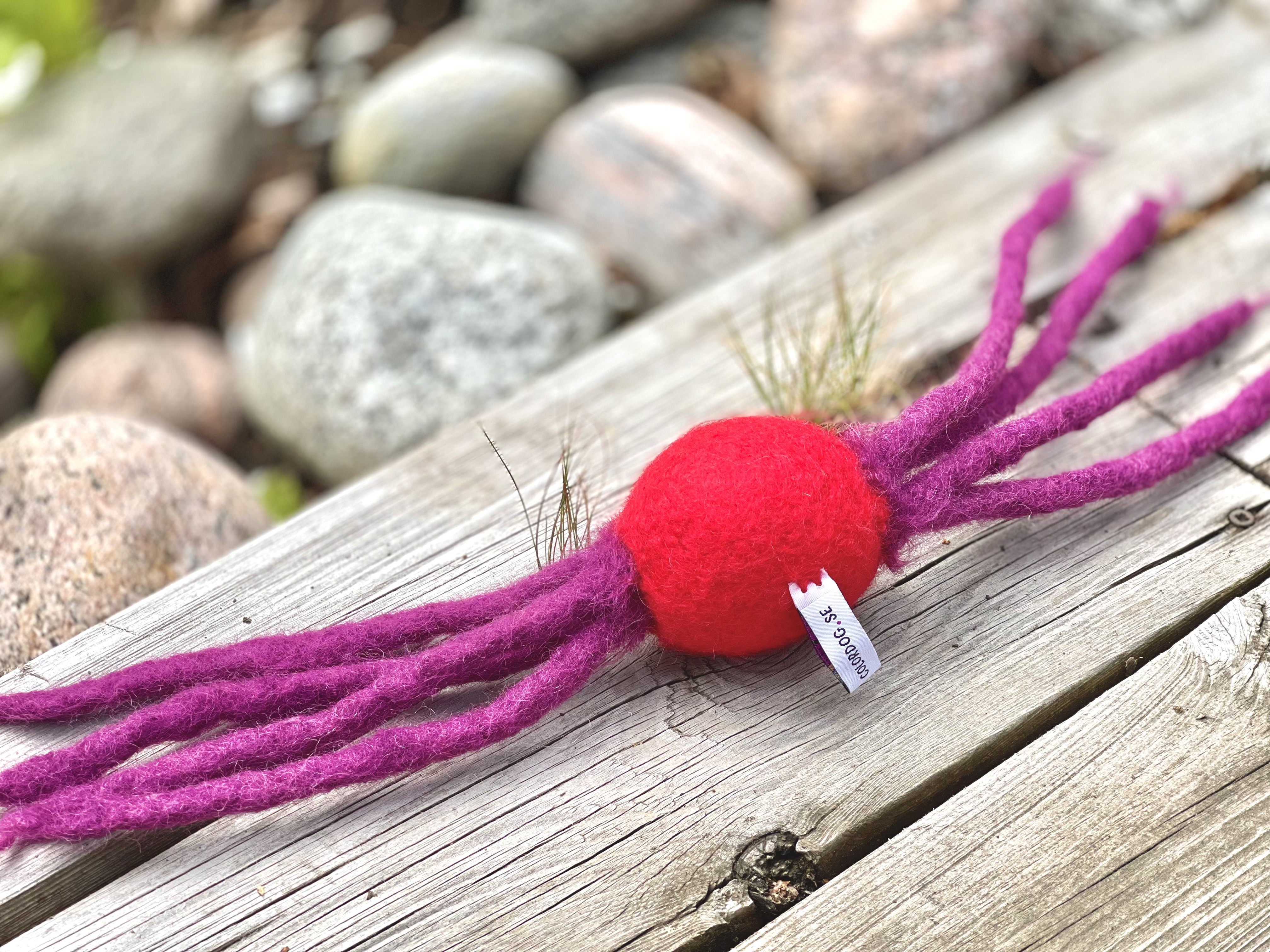 Ruskboll - Röd och lila - Medium - 3