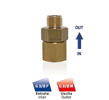 AG35 STRAIGHT SWIVEL COUPLING 3/8