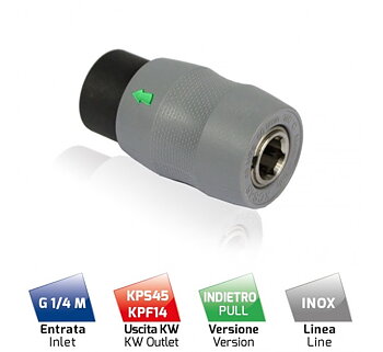 Snabbkoppling KCS45 KEW Rostfri