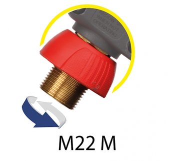 Högtryckspistol med förlängning M22 