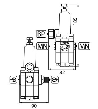 INTERPUMP OMLOPPSVENTIL K7.3 25-41 L