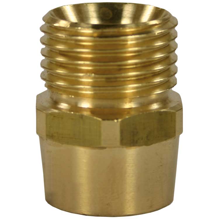 QUICK-PLUG BRASS 1/2"M:1/4"F
