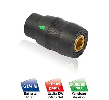 Snabbkoppling KCS45 KEW Mässing