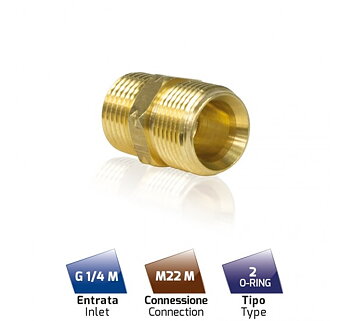 Adapter Utv 1/4″ - Utv M22