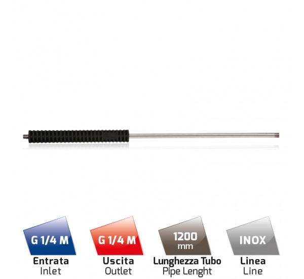 Isolerat spolrör 1/4″ 1200mm RF
