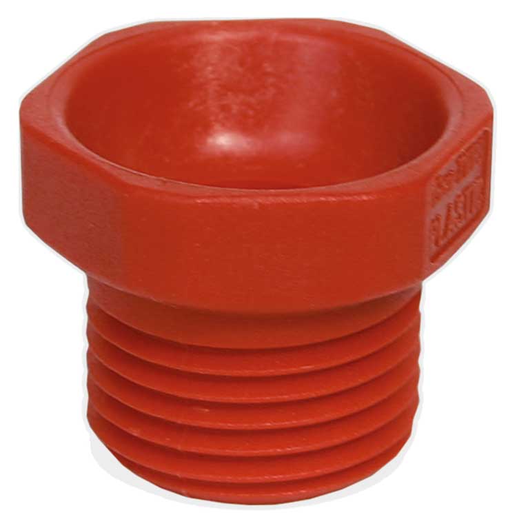 MUNSTYCKSMUTTER RÖD PVC
