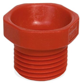 MUNSTYCKSMUTTER RÖD PVC