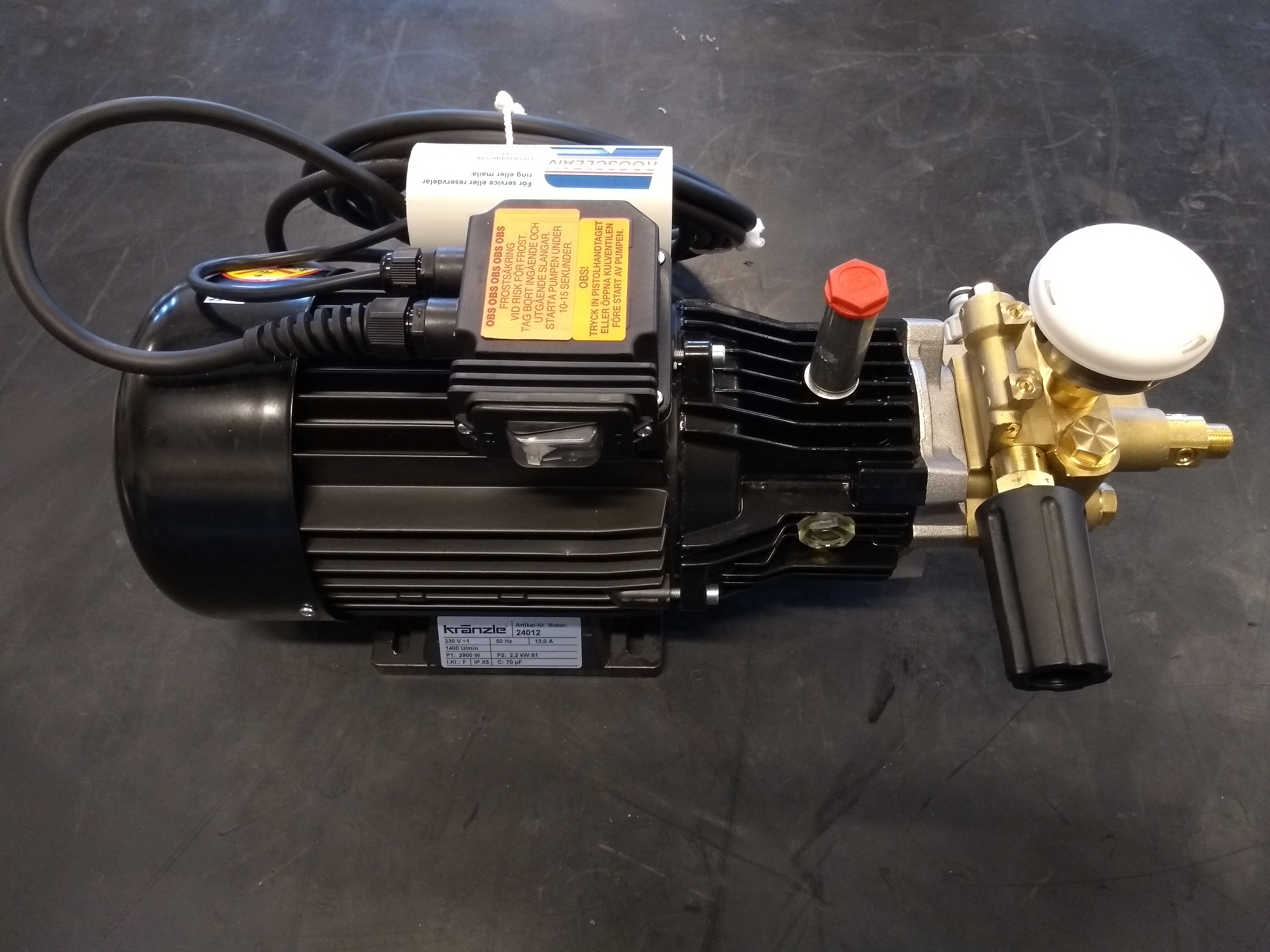 KRÄNZLE HD 12/140 Pump Autostopp
