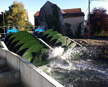 Skruvpump för vattenkraft