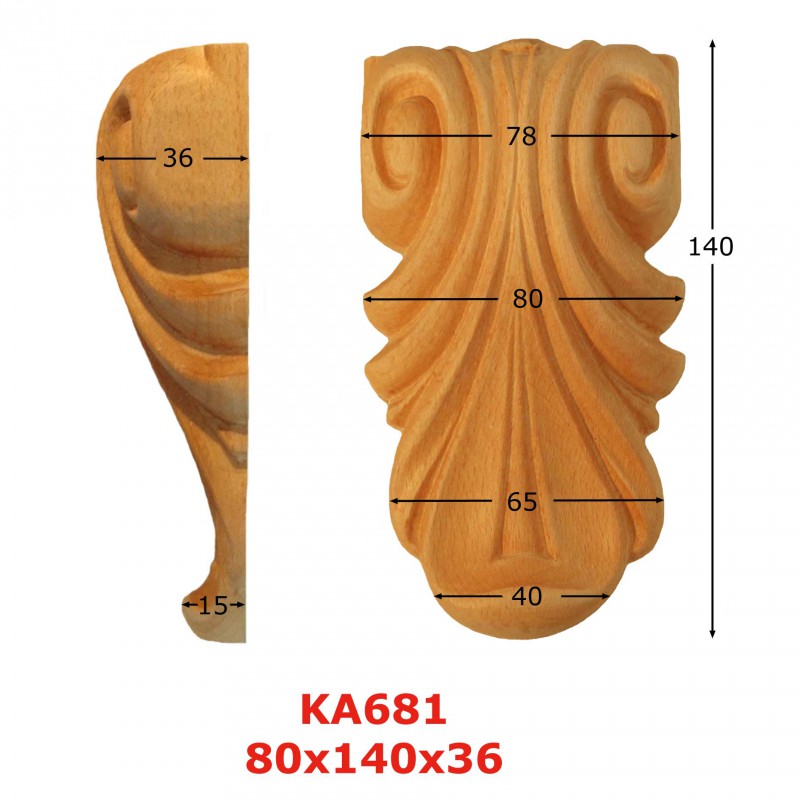 Puuornamentti -  KA681 - 2