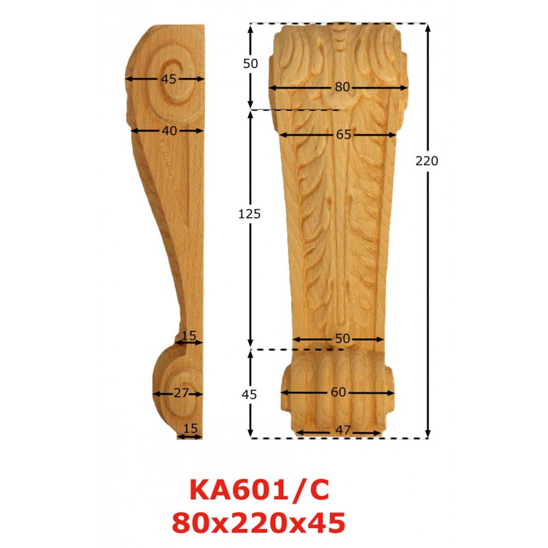 Konsoler & Kapitäler - stora KA601/C - 2
