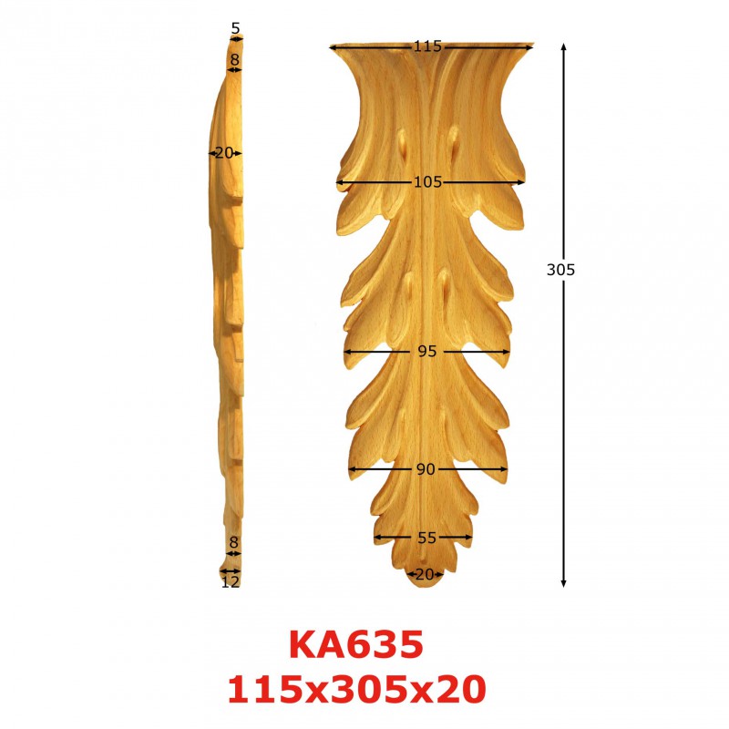Puuornamentti - KA635 - 2