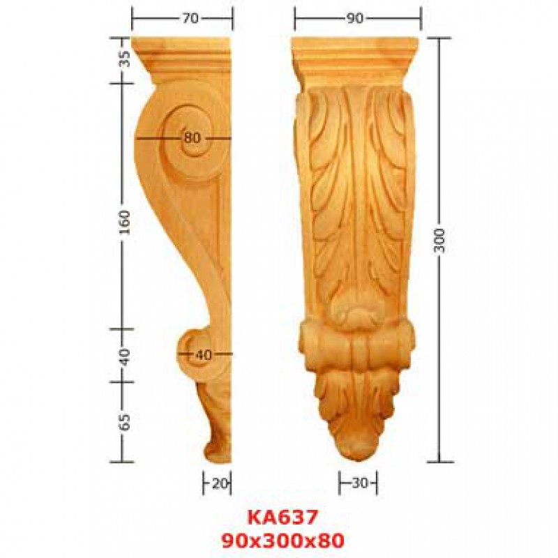 Puuornamentti - KA637 - 2
